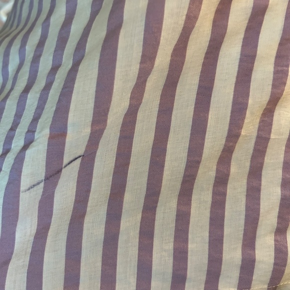 Express White and Purple Striped Off the Shoulder Blouse Size XS - Picture 4 of 4